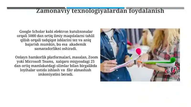 Akademik koʻnikmalarning talablar faoliyatidagi ahamiyati vauningdolzarbligi 3