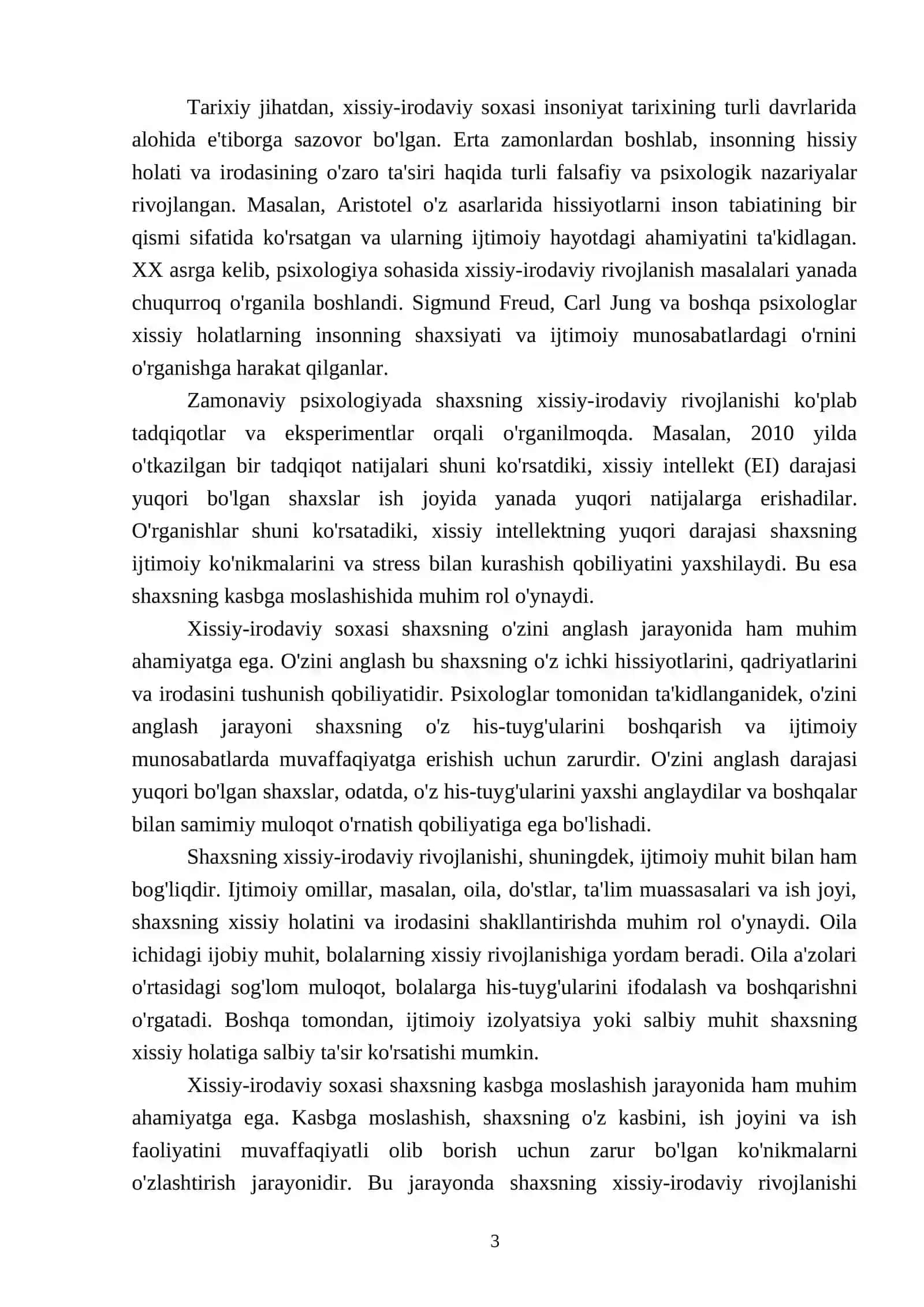 Shaxsning xissiy-irodaviy soxasi va kasbga moslashish 3