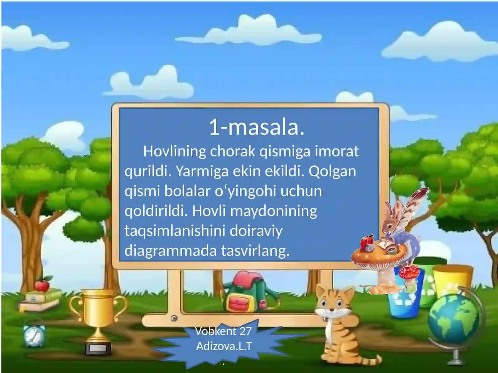 3-sinf Matematika Doiraviy diagrammalar dars taqdimoti 3
