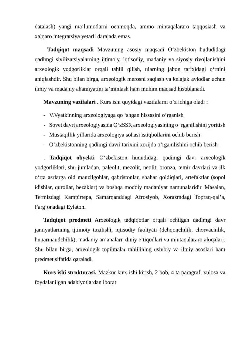 Arxeologik tadqiqotlar tahlili 3