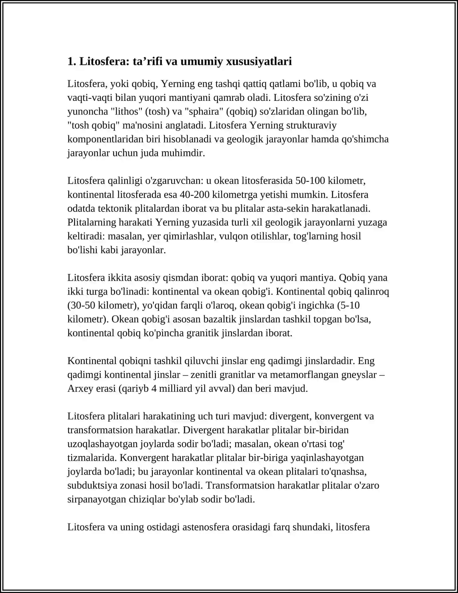 GEOGRAFIK QOBIQNING VERTIKAL TUZULISHI LITOSFERA VA YER POʻSTI 3