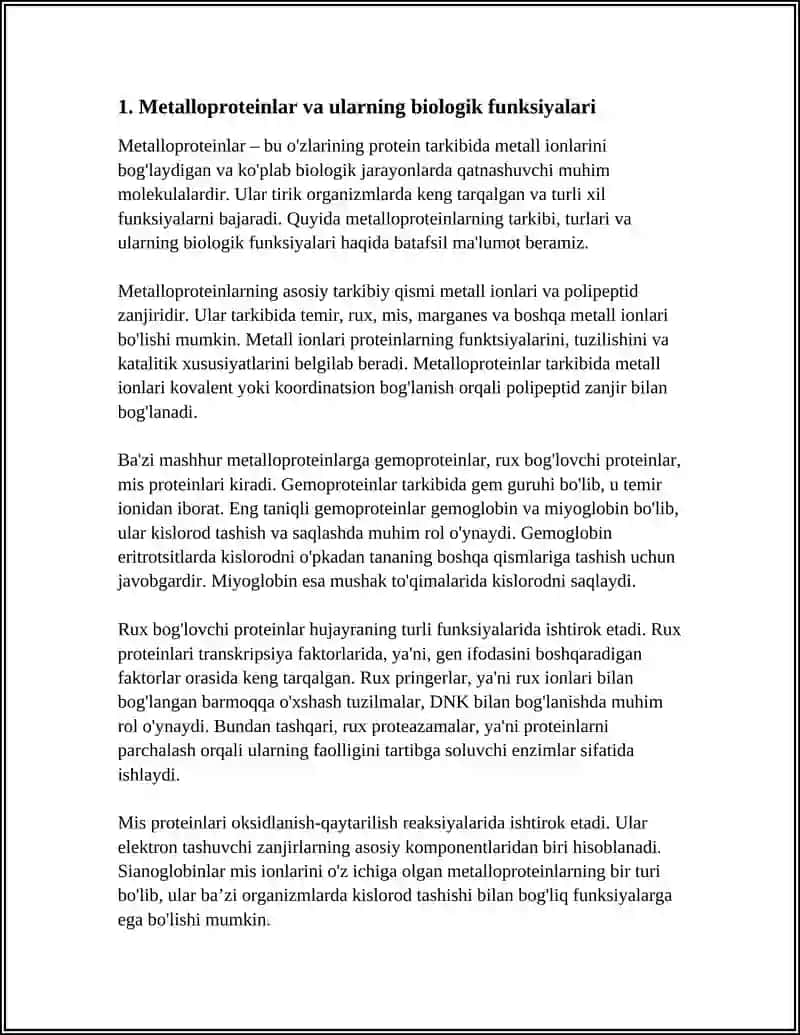 KOORDINATSION BIRIKMALARNING BIOLOGIK JARAYONDAGI ROLI 3