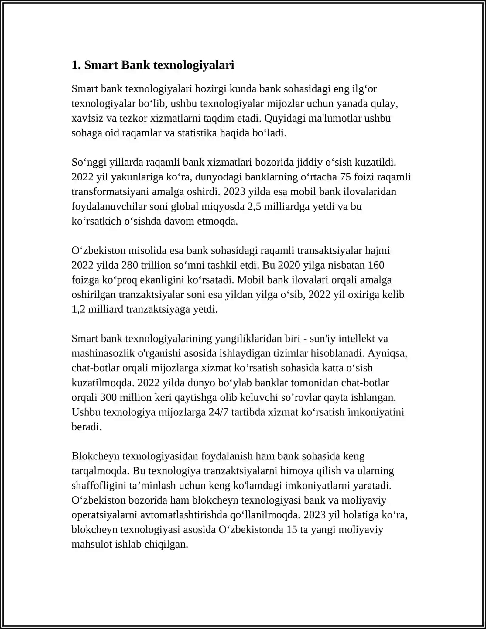 SMART BANK 3