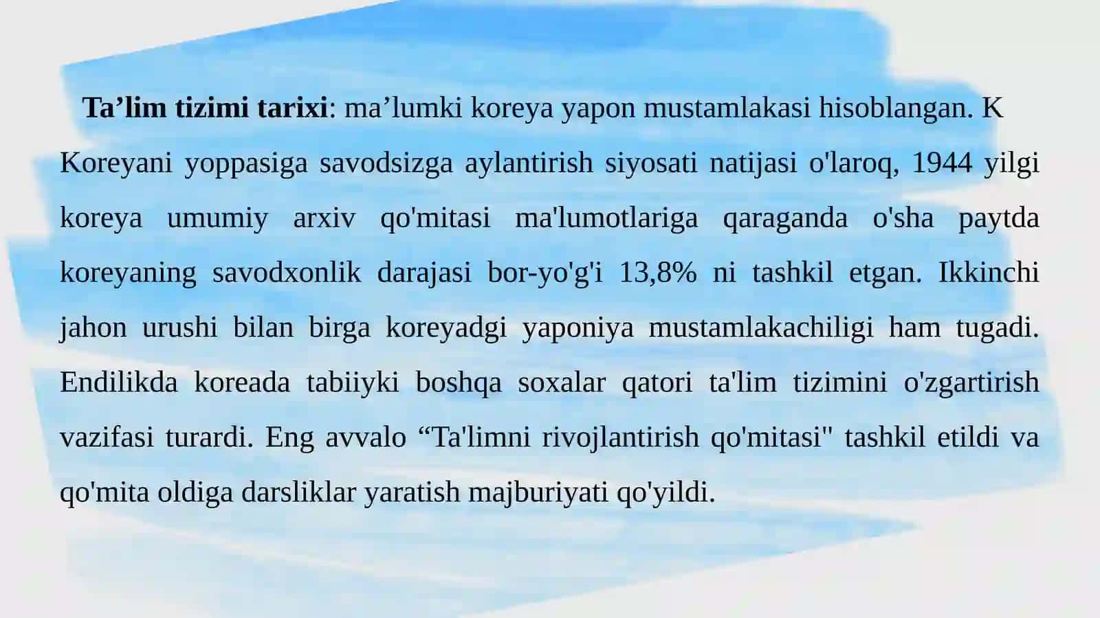 HOZIRGI JAHON MAMLAKATLARI TA`LIM TIZIMI VA BOSHLANG`ICH TA`LIMNING RIVOJI 3
