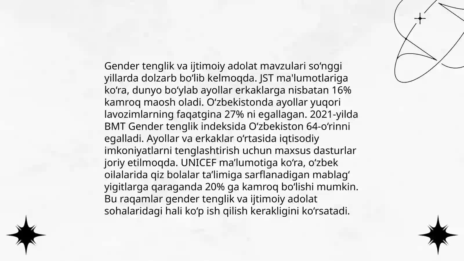 Zamonaviy dunyoda gender muammolari 3