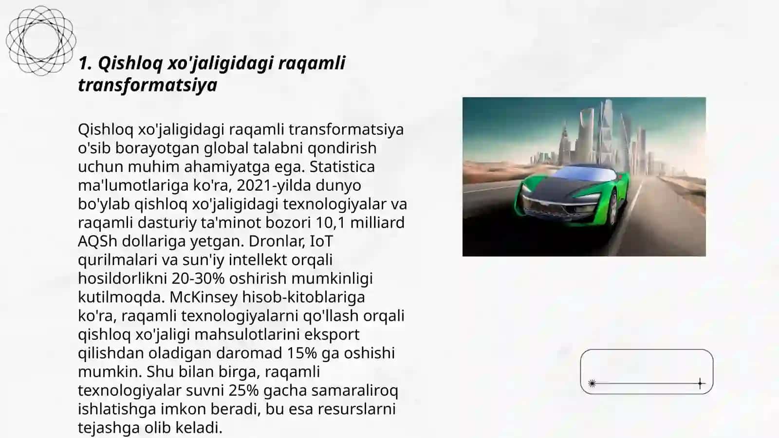 Qishloq xo'jaligini rivojlantirish konsepsiyasi 3