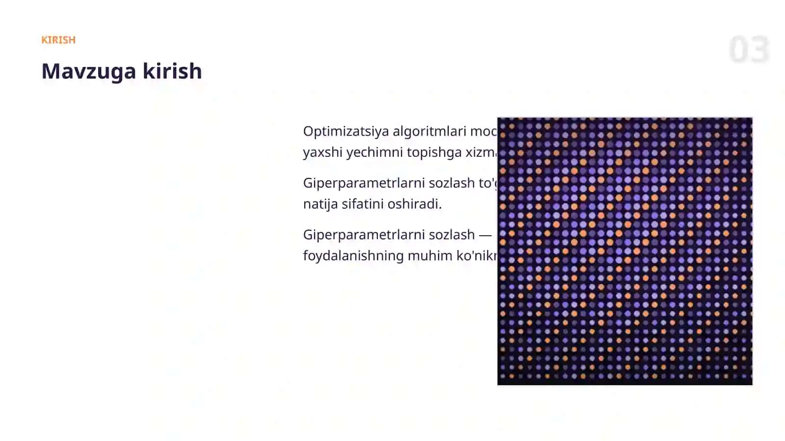 Optimizatsiya algoritmlari 3