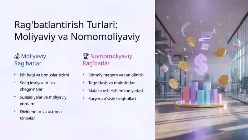 Iqtisodiy Agentlarning Rag'batlantirish Tizimlari 3