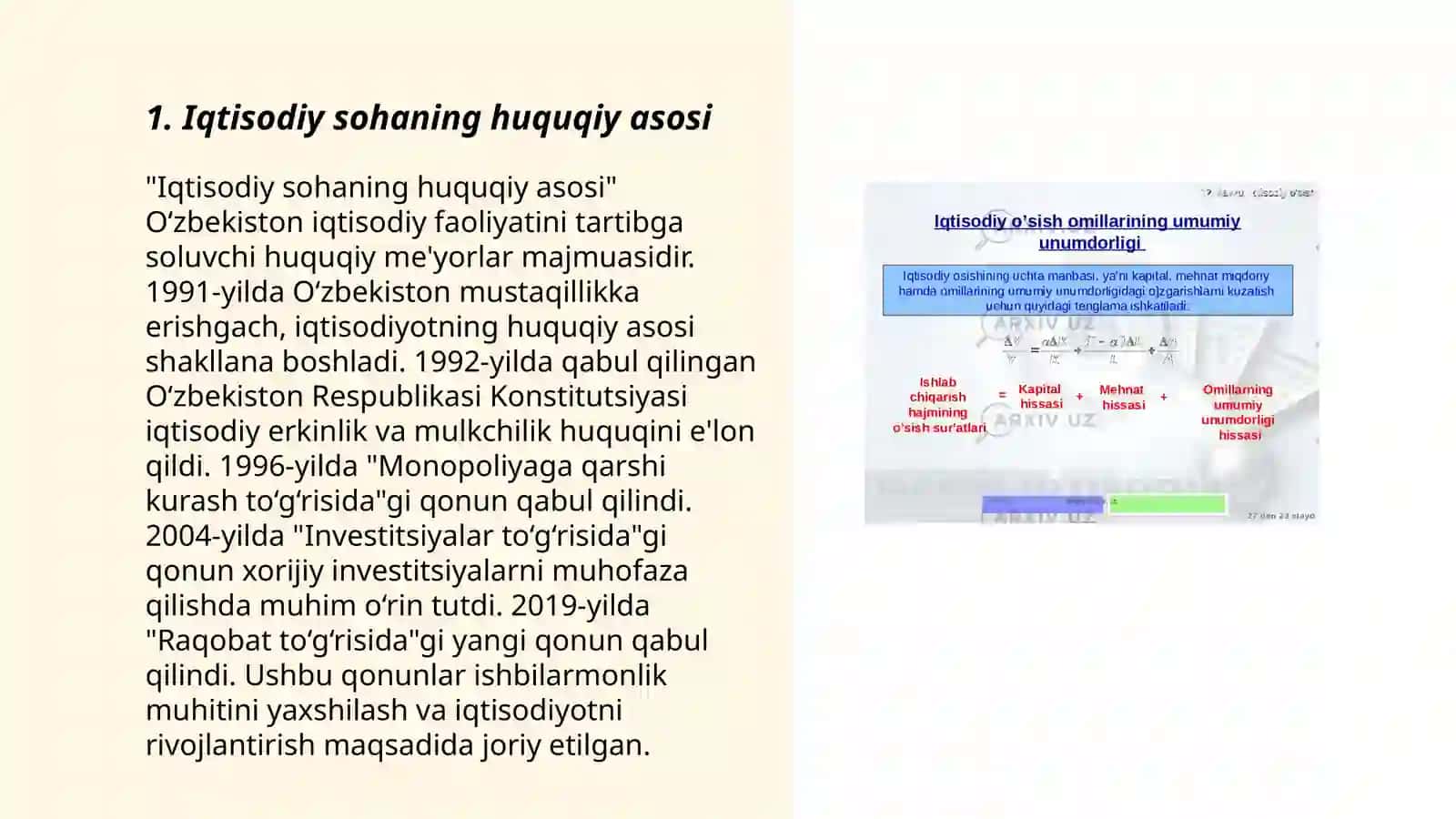 Iqtisodiy sohani ma'muriy-huquqiiy tartibga solish 3