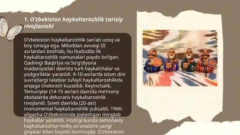 Oʻzbekiston haykaltaroshlik san'ati 3