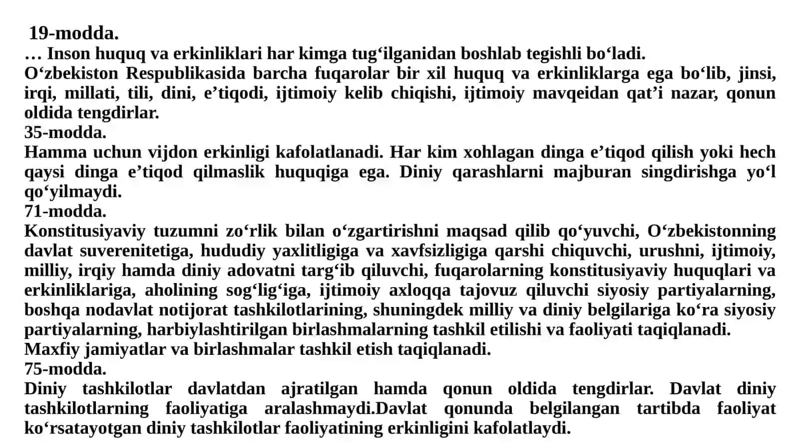 O‘zbekistondagi faoliyat yurituvchi diniy tashkilotlar 3