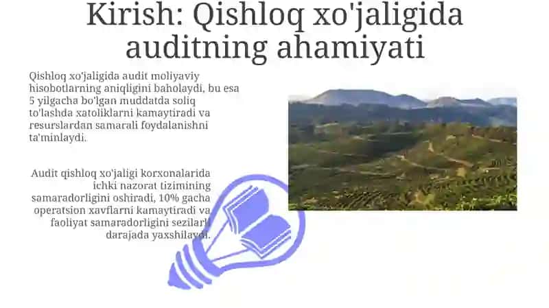 Qishloq xujaligida auditning axborot manbaalari va vazifalari 3