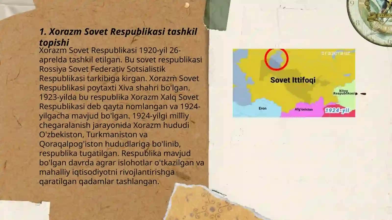Xorazm Sovet Respublikasi hamda Buxoro Sovet Respublikasi Tuzulishi 3