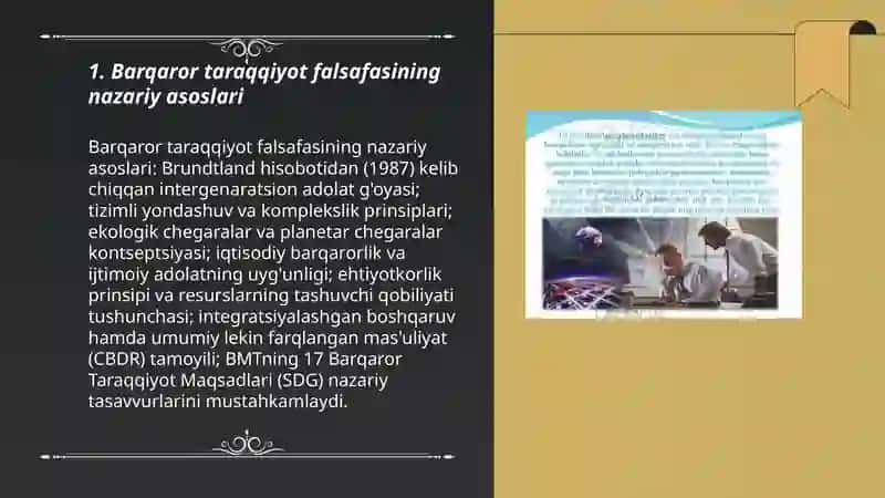 Barqaror taraqqiyot falsafasining nazariy asoslari 3