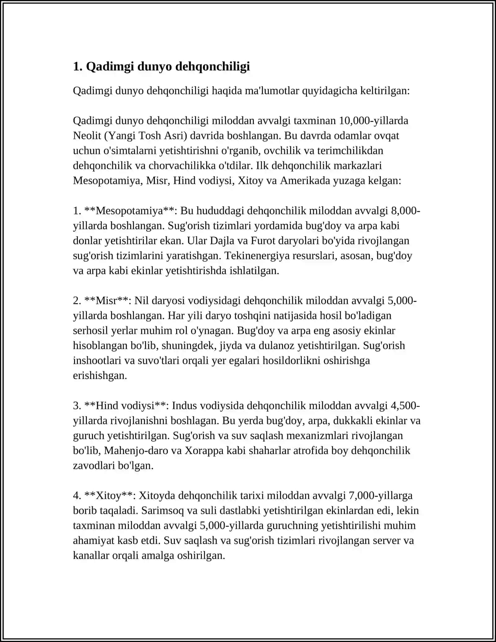 JAHON XÕJALIGINING SHAKLLANISHI VA RIVOJLANISHI 3
