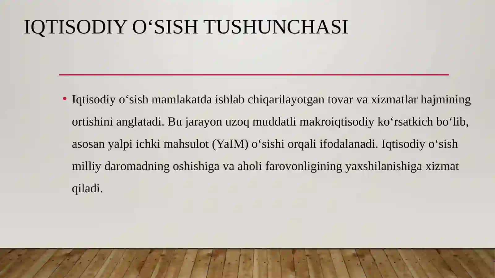 Iqtisodiy o'sish va ijtimoiy rivojlanish 3