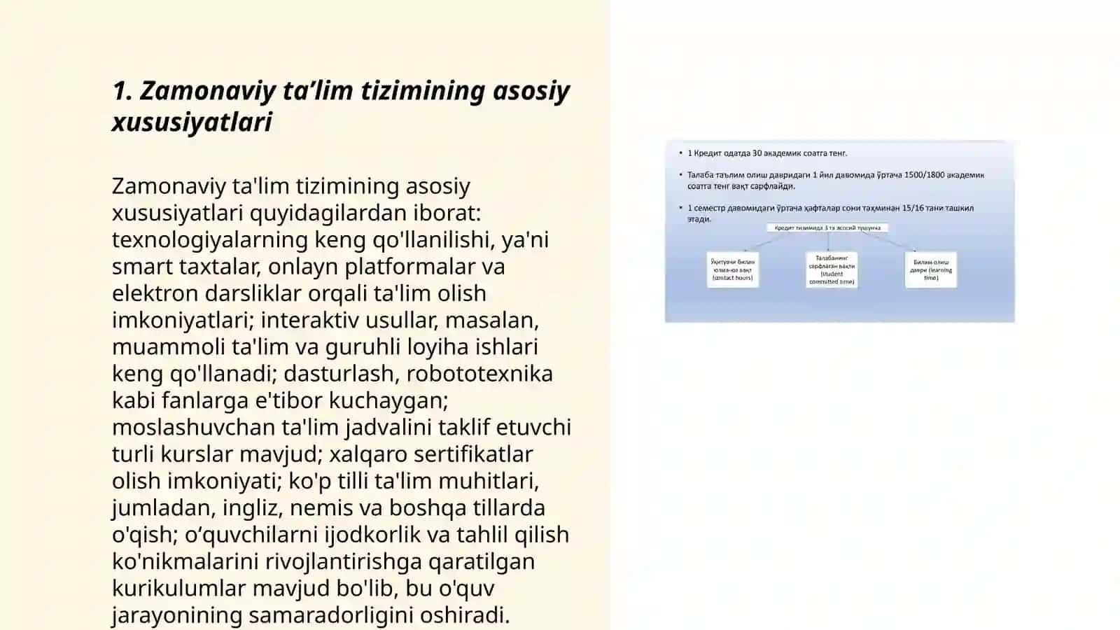 Zamonaviy taʼlim va modulli kredit mazmun mohiyati 3