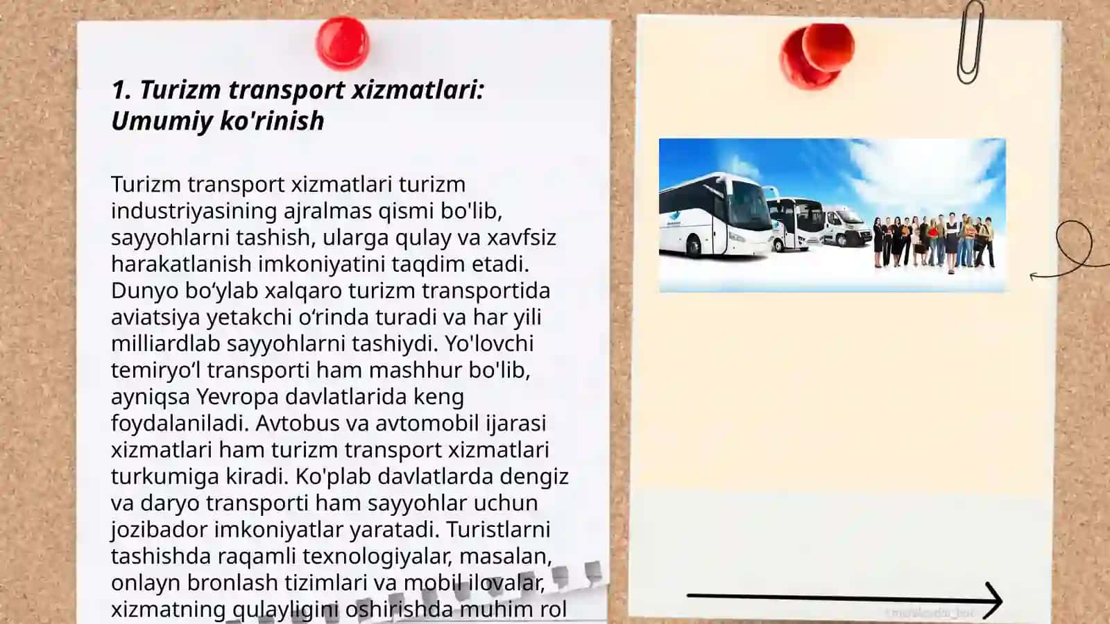 Turizm transport xizmatlarida tashish turlari va ularning tasniflanishi 3