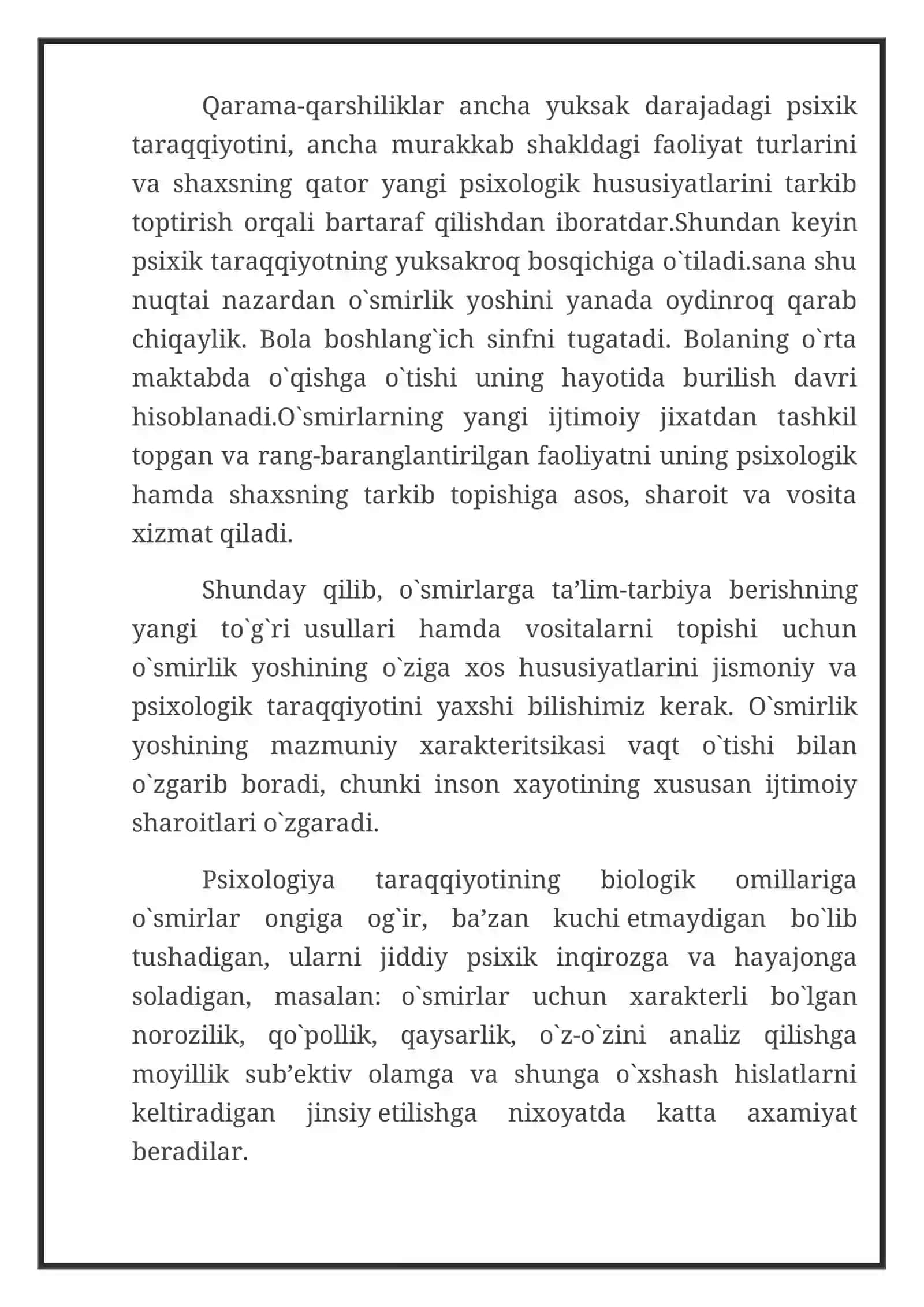 O`SMIRLIK DAVRIDA PSIXOFIZIOLOGIK RIVOJLANISHNING UMUMIY TAVSIFI 3