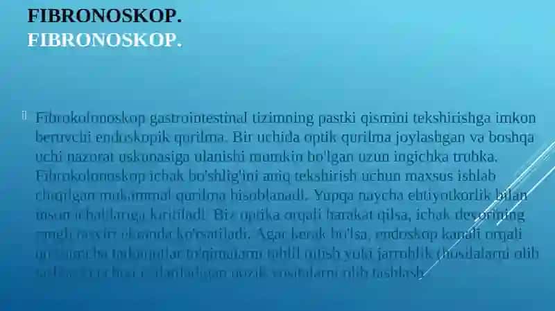 Fibrokolonoskop 3