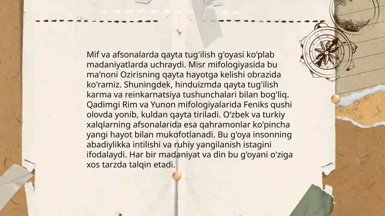Folklor janrdagi asar tahlili: mif, afsona 3