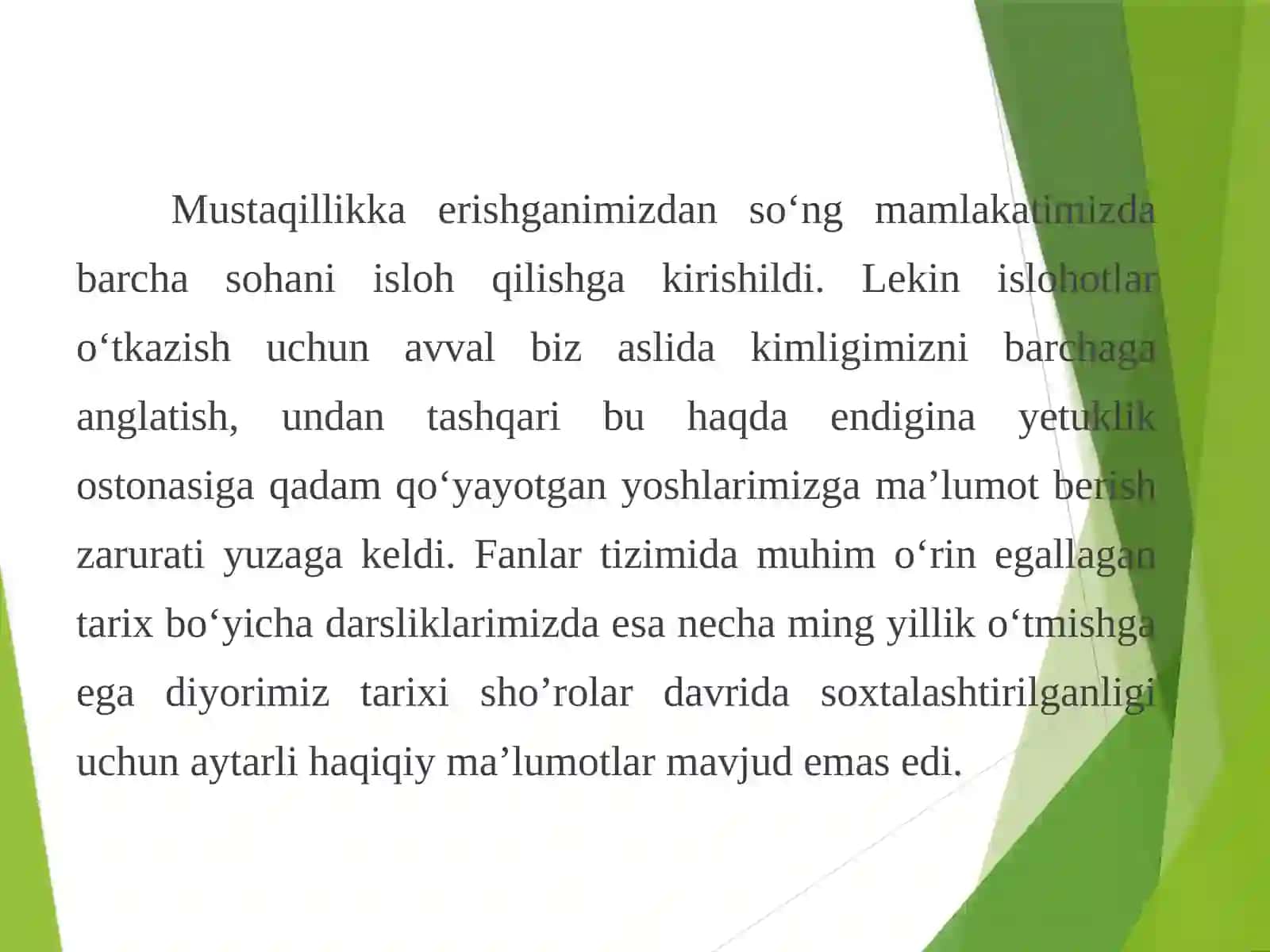 Tarixiyxotirasizkelajakyo’q 3