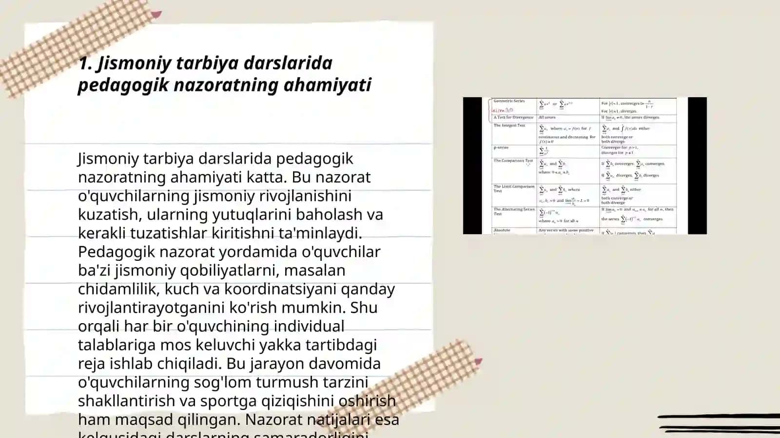 Jismoniy tarbiya darslarida pedagogik nazorat 3
