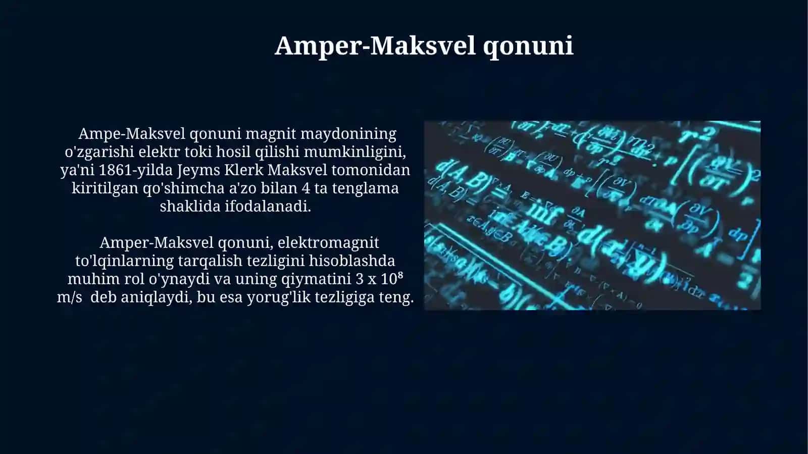 Maksvell tenglamalari 3