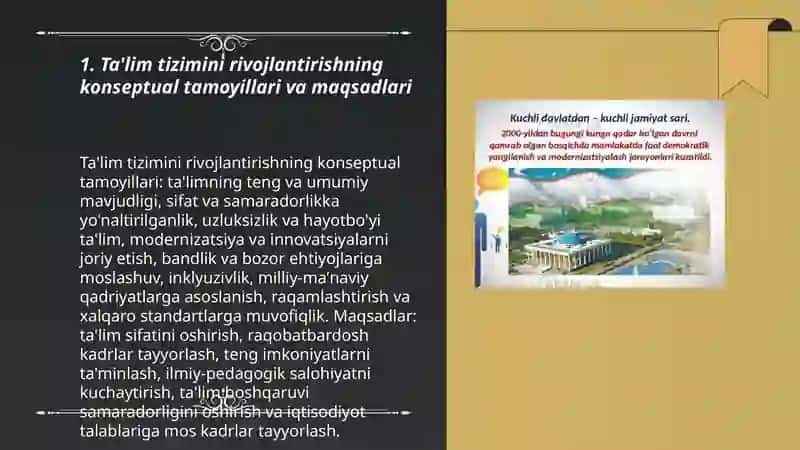 Ta’lim tizimini rivojlantirishning konseptual asoslari 3
