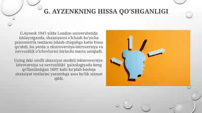Eysenckning Ekstroversiya introversiya va neyrotizimni aniqlash 3