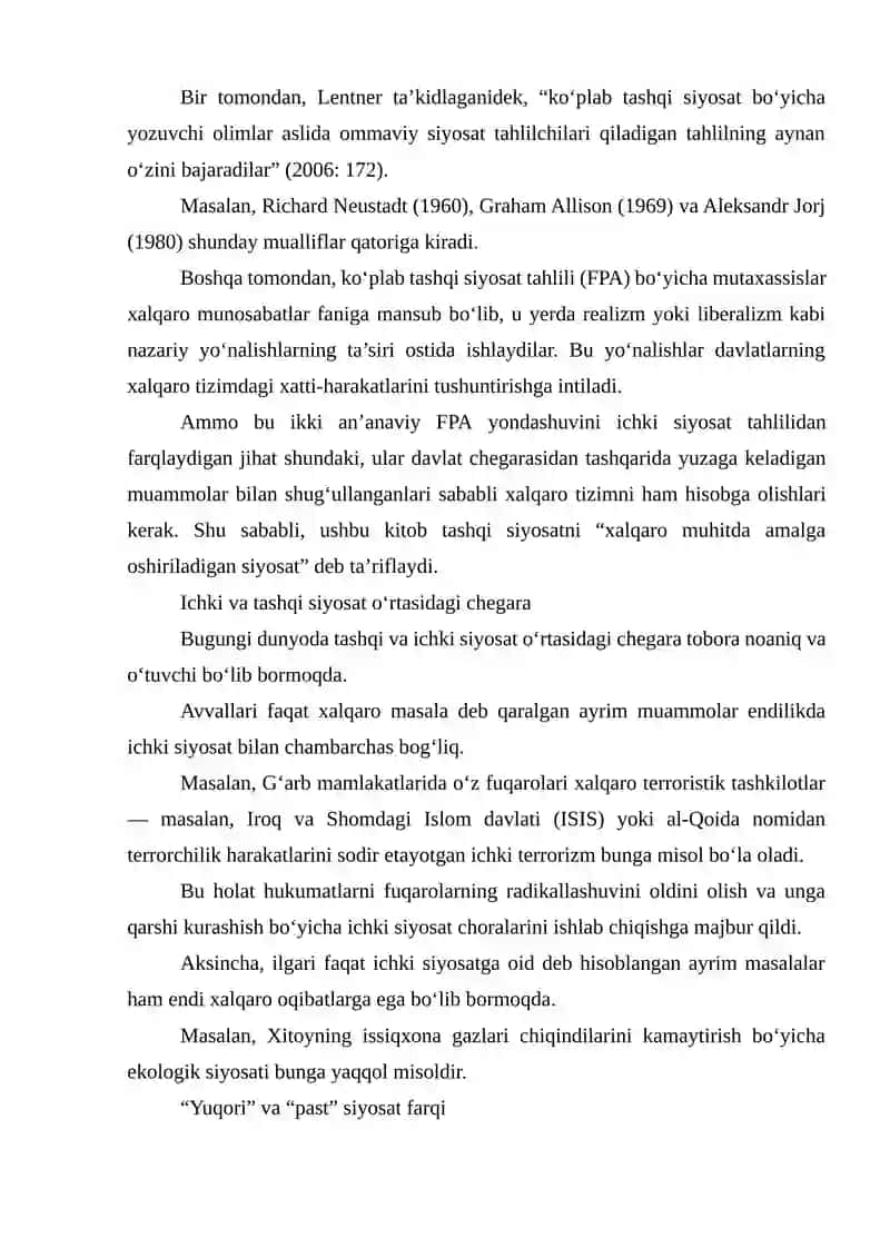 Jonathan Paquin ning Foreign Policy analysis kitobining 1- 40 sahifalari tarjimasi 3