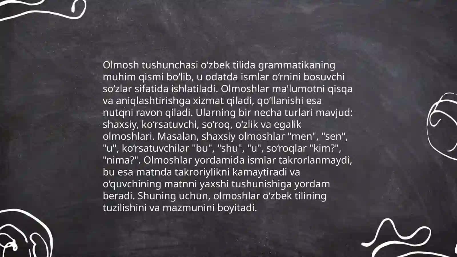 Olmosh she turkumi 3