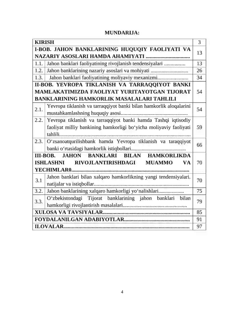 JAHON BANKLARI BILAN HAMKORLIKDA ISHLASHNI RIVOJLANTIRISH YO‘LLARI 3