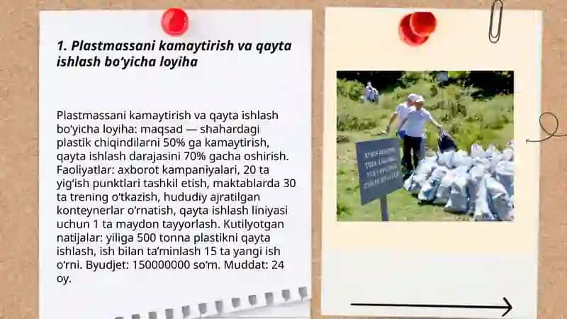 Ekologiya bo'yicha loyiha ishi 3