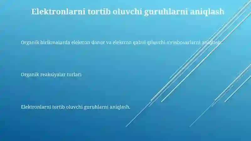 Organik reaksiyalarning turlari 3