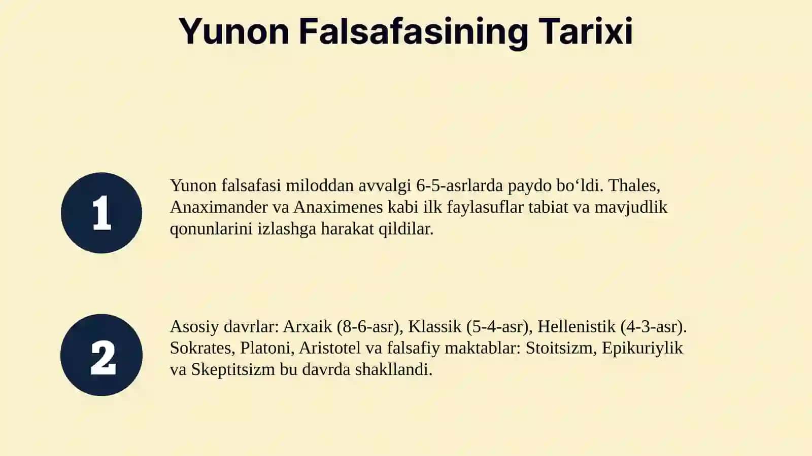 Qadimgi davr yunon falsafasi 3