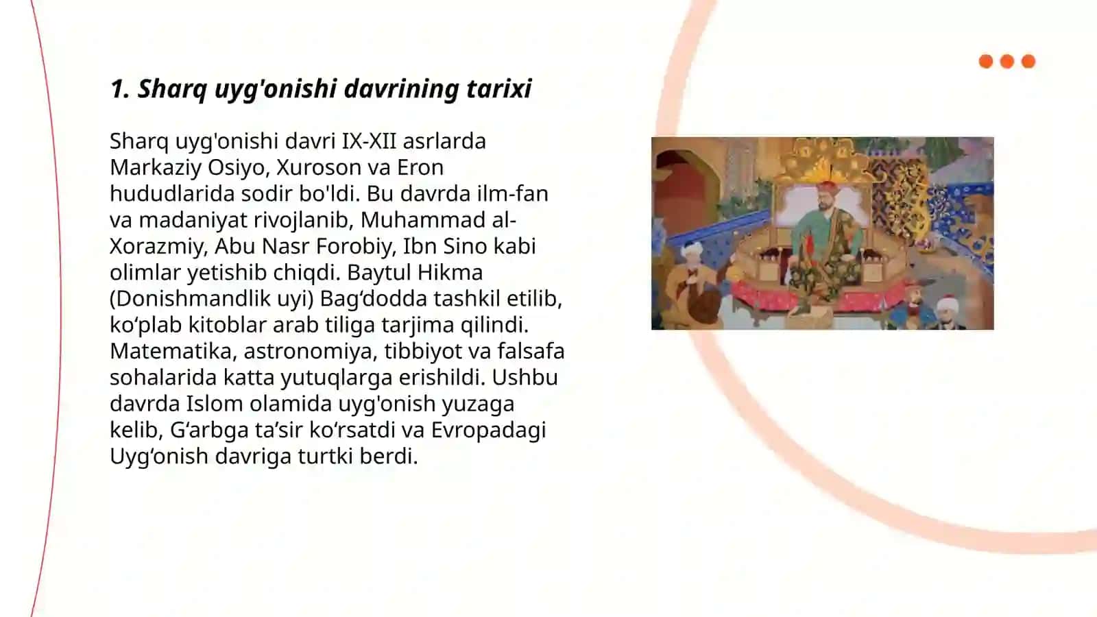Sharq uyg'onish davri va ilm fan taraqqiyoti 3