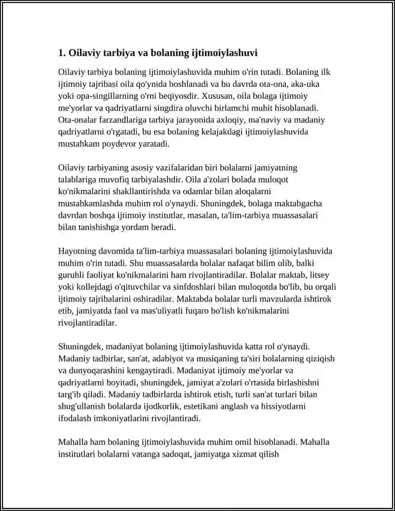 Oilaviy tarbiya va bolaning ijtimoiylashuvi 3