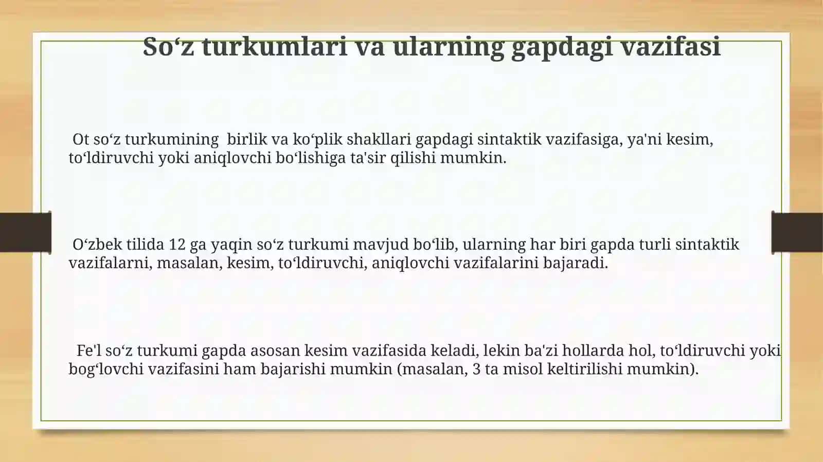 Oʻzbek tilshunosligida sodda gaplarning ilmiy oʻrganilishi 3