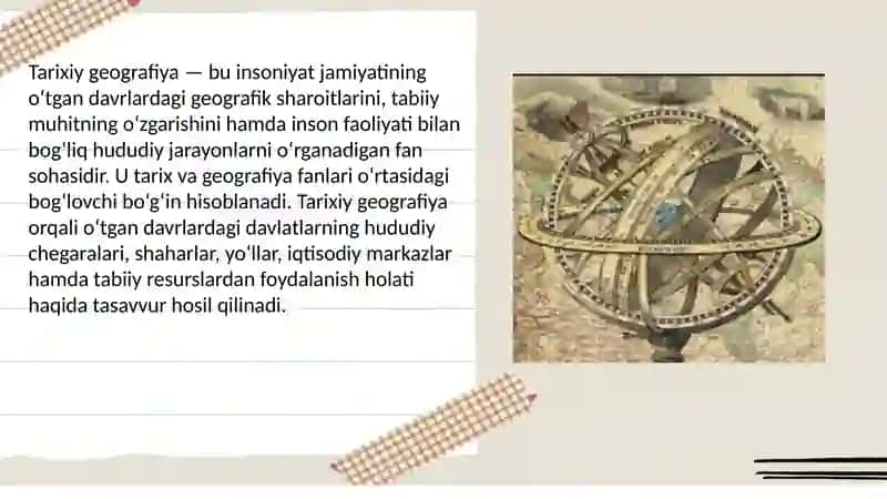 Tarixiy geografiyaning shakllanishi va taraqqiyoti 3