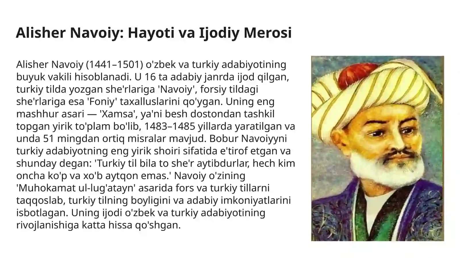 Alisher Navoiyning «Layli va Majnun» Dostoni Leksikasi: Arab va Turkiy So'zlar Misolida 3