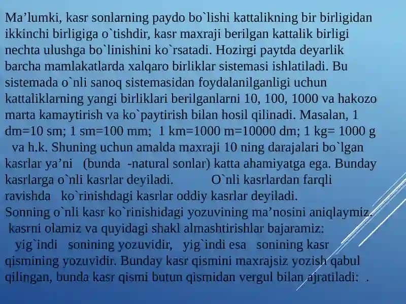 Matematika va uni o‘qitish metodikasi 3
