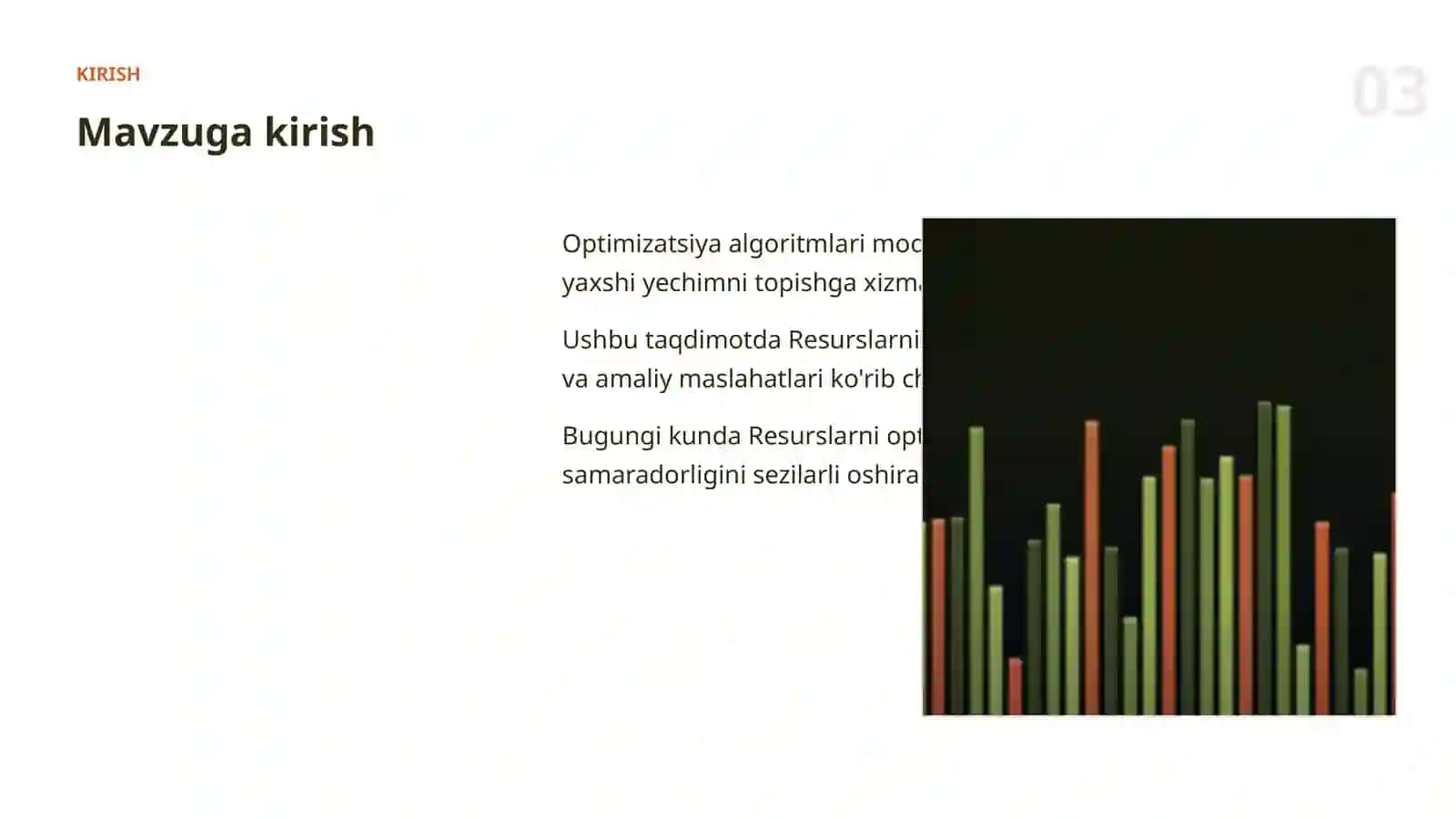 Optimizatsiya algoritmlari 3