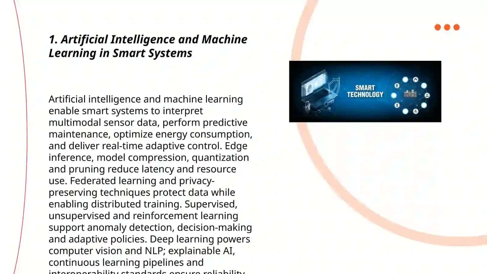 Artificial Intelligence and Machine Learning in Smart Systems 3