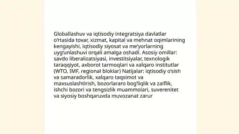 Globallashuv 3