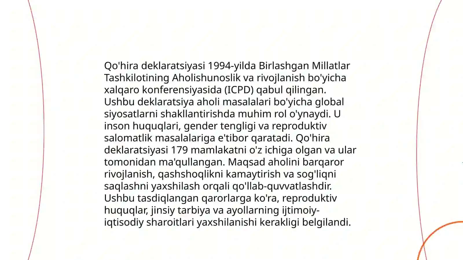 Qohira deklaratsiyasi tarixi va mazmuni tahlili 3