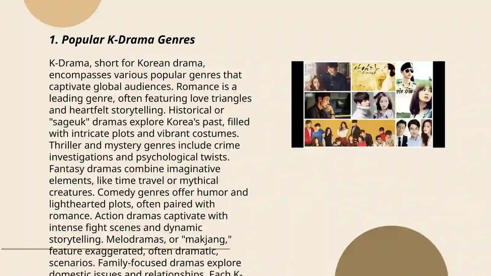 Popular K-Drama Genres 3
