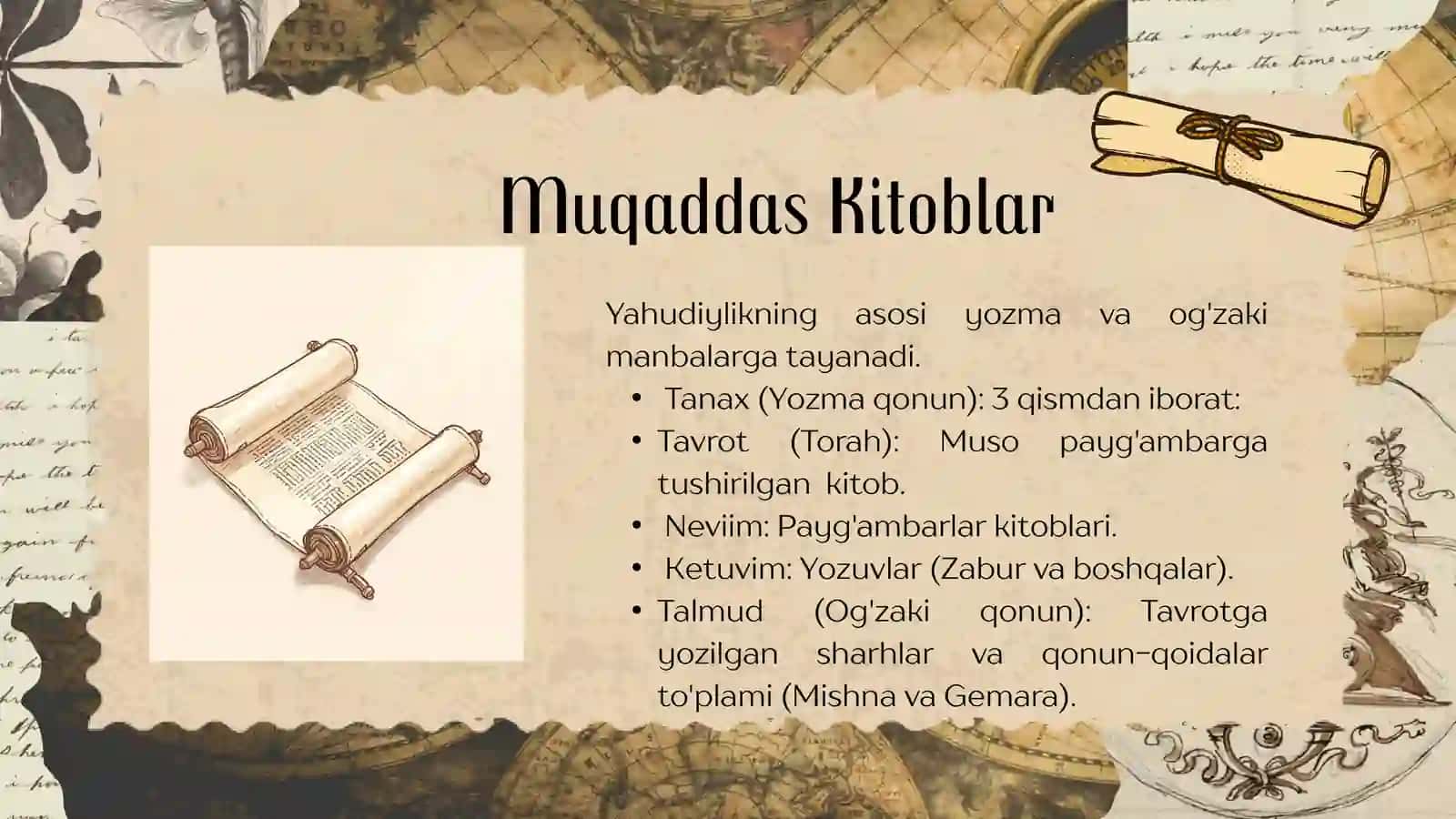 Yahudiylik: Ta'limot, An'anava Marosimlar 3