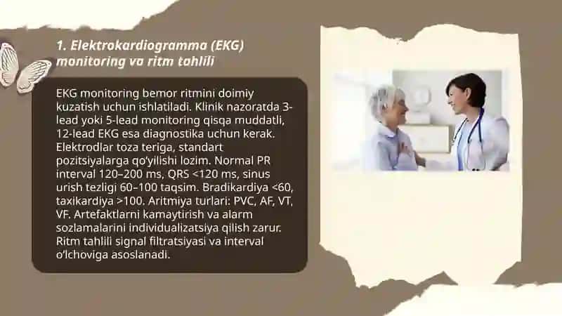 Bemor holatini kardio manitoringda kuzatish 3