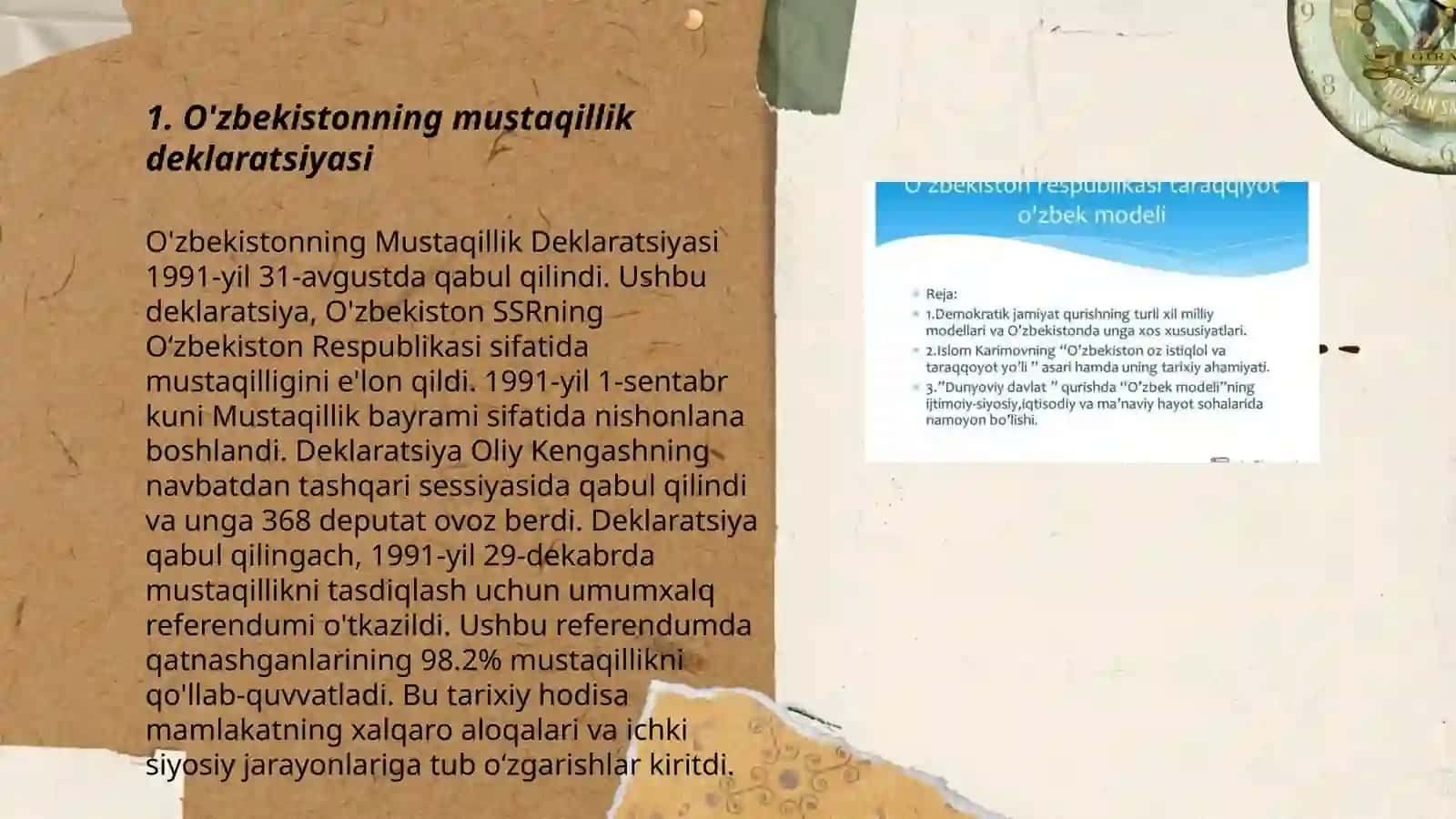 O'zbekistonning Mustaqillik Deklaratsiyasi 3